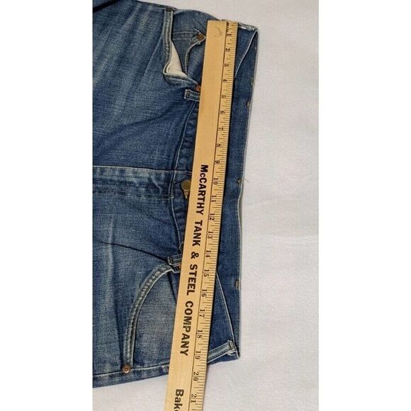 Vintage Lee Men's Medium Dark Wash 100% Cotton Bootcut Jeans Size 38x28 #251 - Picture 9 of 9